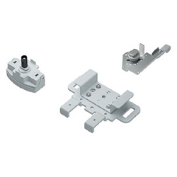 EV-100用 配線ダクト用金具（ホワイト）
