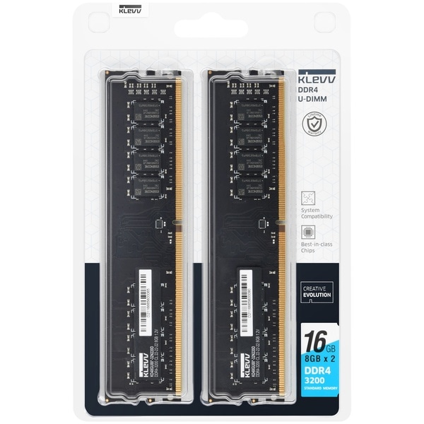 デスクトップ用メモリ PC4-25600 DDR4-3200 8GBx2枚組 UDIMM 288pin
