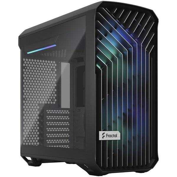 ミドルタワー型PCケース Torrent Compact RGB Black TG Light Tint
