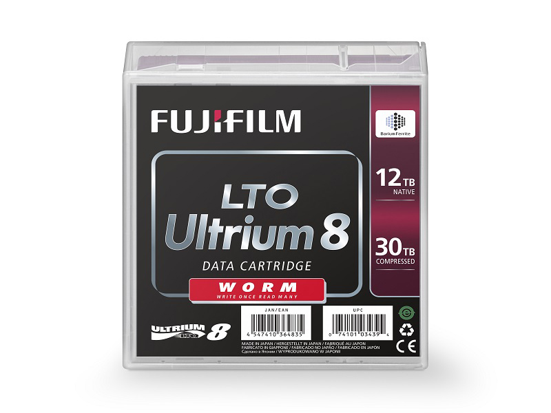 LTO Ultrium8 WORM（ライトワンス）対応データカートリッジ 12.0/30.0TB