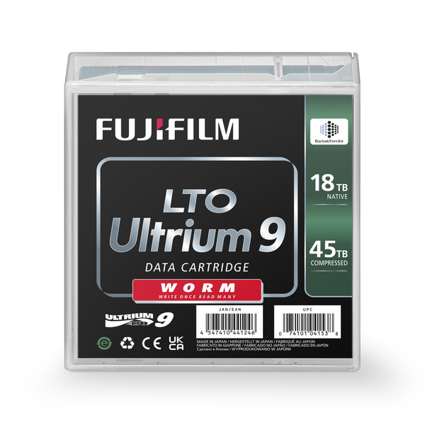 LTO Ultrium9 WORM（ライトワンス）対応データカートリッジ 18.0/45.0TB