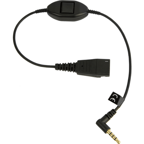 3.5mm 4極プラグ変換ケーブル「Jabra iPhone/iPad用コード」