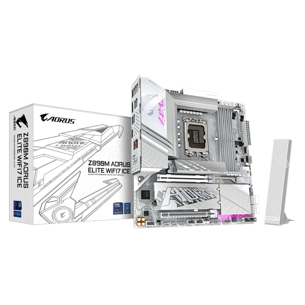 Micro ATXマザーボード Z890M AORUS ELITE WIFI7 ICE
