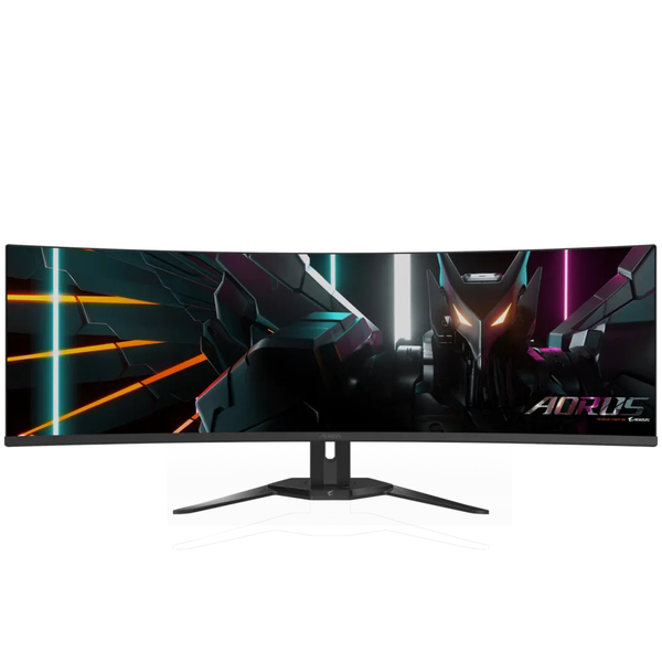 AORUS CO49DQ ゲーミングモニター 49型/5120×1440/HDMI、DisplayPort、USB Type-C/ブラック/スピーカー：あり/DQHD/OLED/AR/曲面モニター/144Hz/0.03ms