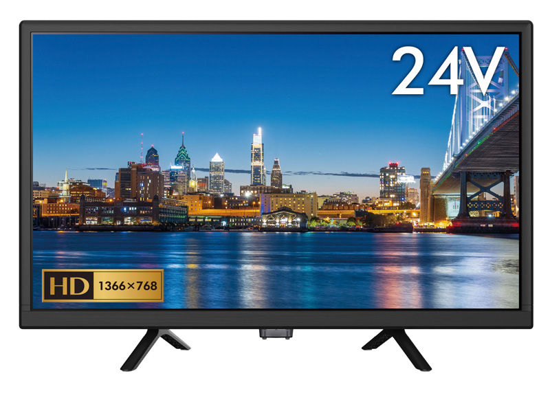 24V型 ダブルチューナー液晶テレビ ブラック