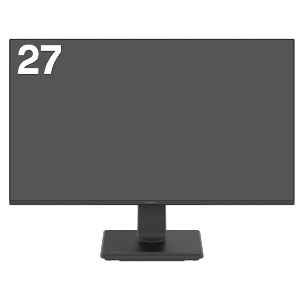 デリバリー保守付き27型ディスプレイ HDMI/DisplayPort/1920×1080/ブラック/5年保証/HFSパネル採用