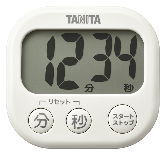 抗菌でか見えタイマー アイボリー