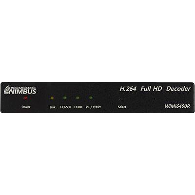 WiMi6400R HD-SDI/HDMI/VGA/アナログ デコーダ
