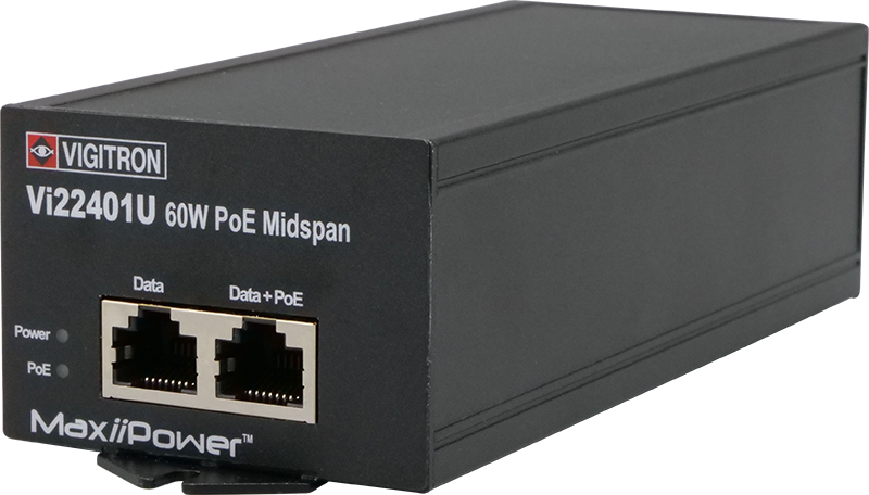 60W PoE++インジェクタ MaxiiPower Vi22401U