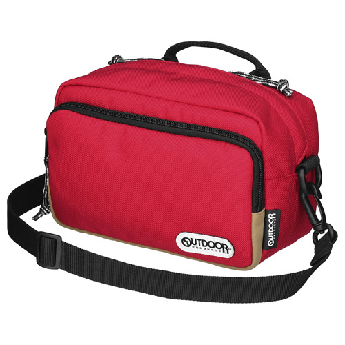 OUTDOOR PRODUCTS（アウトドアプロダクツ） カメラショルダーバッグ03 レッド