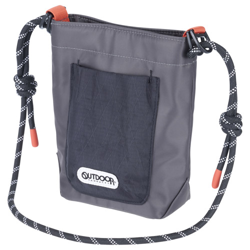 OUTDOOR PRODUCTS（アウトドアプロダクツ） ロープ カメラミニショルダーバッグ M グレー