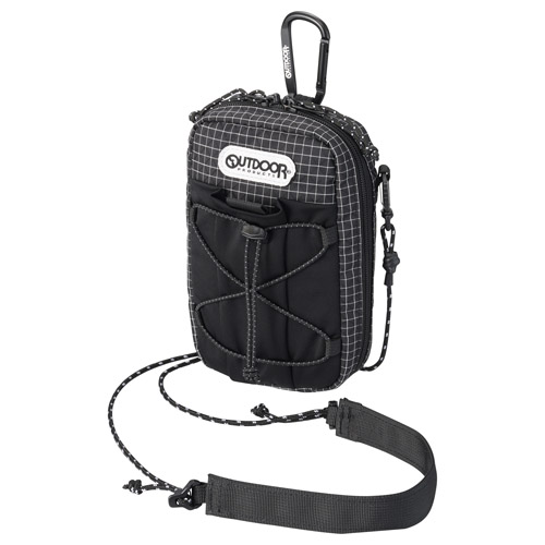 OUTDOOR PRODUCTS（アウトドアプロダクツ） スマートフォンポーチ 07 ブラック