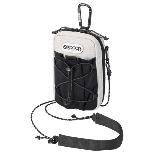 OUTDOOR PRODUCTS（アウトドアプロダクツ） スマートフォンポーチ 07 ライトグレー