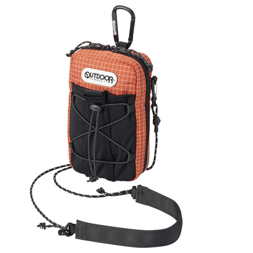 OUTDOOR PRODUCTS（アウトドアプロダクツ） スマートフォンポーチ 07 オレンジ