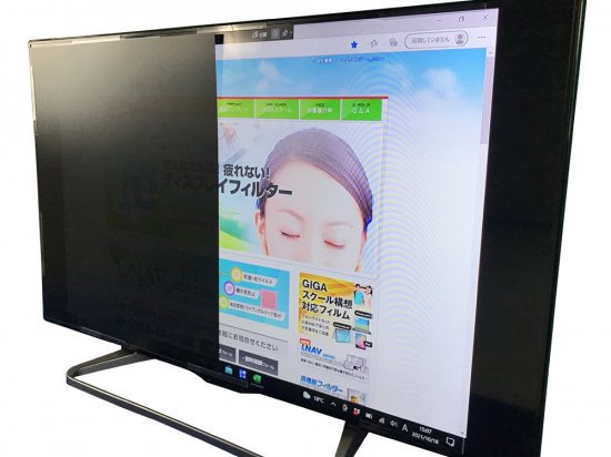 大型液晶TV用保護フィルター（覗き見防止タイプ） LN-N8TV 42インチ ベゼルレス用