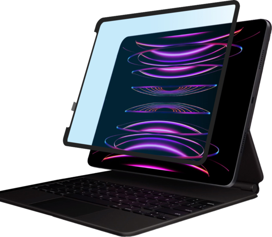 ブルーライトカットフィルム iPad Pro 12.9用 糊無し吸着式