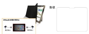 左右覗き見防止フィルム ZE2LN iPad Pro 13/Air 13専用