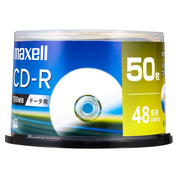 データ用CD-R 700MB 48倍速対応 50枚スピンドルケース