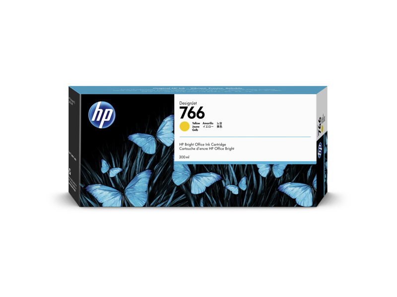 HP 766 インクカートリッジ イエロー 300ml
