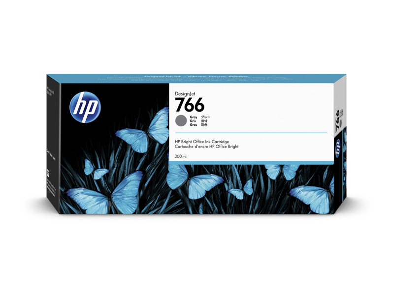 HP766B インクカートリッジ グレー 300ml