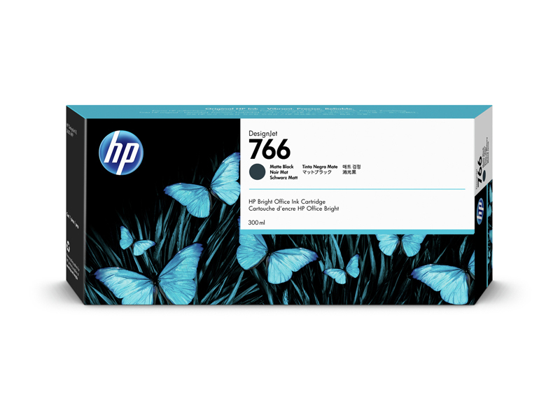 HP766B インクカートリッジ マットBK 300ml
