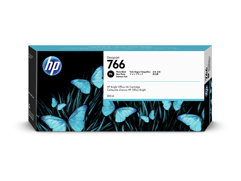 HP766B インクカートリッジ フォトBK 300ml