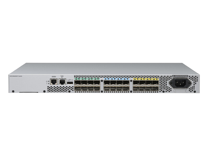 SN3600B 32Gb 24ポート FCスイッチ 24ポートアクティブ PowerPack+ 16Gb SFP+ 付属モデル