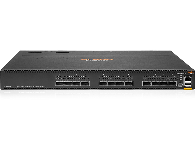 HPE Aruba Networking CX 8360 12QSFP28 v2 Back-to-Front 3Fan 2PSU Switch Bundle