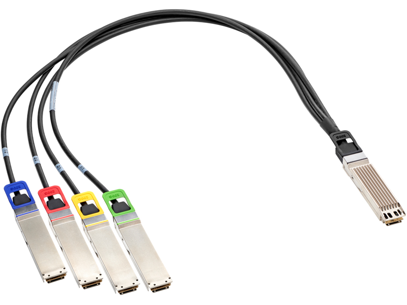 InfiniBand NDR OSFP to 2xOSFP スプリッター DACケーブル (2m)