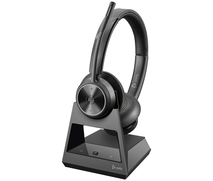 Poly Savi 7320 Office DECT D5 両耳 ワイヤレスモデル ノイズキャンセリングマイク搭載