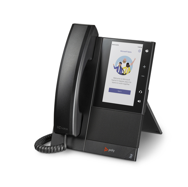 Poly CCX 505 電話機 PoE給電 Microsoft Teams用モデル