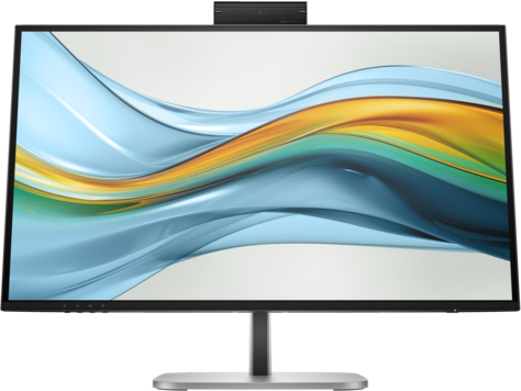 HP Series 5 Pro 527pm 27インチビデオ会議用QHD USB-Cモニター（27型ワイド/2560×1440/DisplayPort1.4、HDMI 2.0、USB Type-C/スピーカー：有/3年間保証）