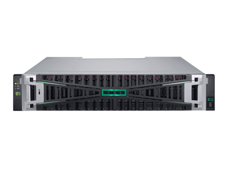 Smart Choice MSA 2070 16Gb FC 2.5型ストレージ 12x7.68TB SSD 4x16Gb SFPトランシーバー モデル