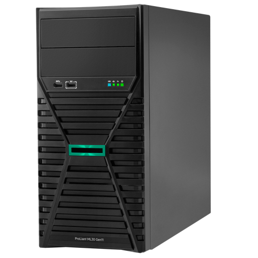 Smart Choice ML30 Gen11 Xeon 6333P 3.1GHz 1P6C 32GBメモリ 8SFF MR408i-p/4GB 1.2TB SAS HDDx3 オンボード1Gbx4 500W電源x2モデル