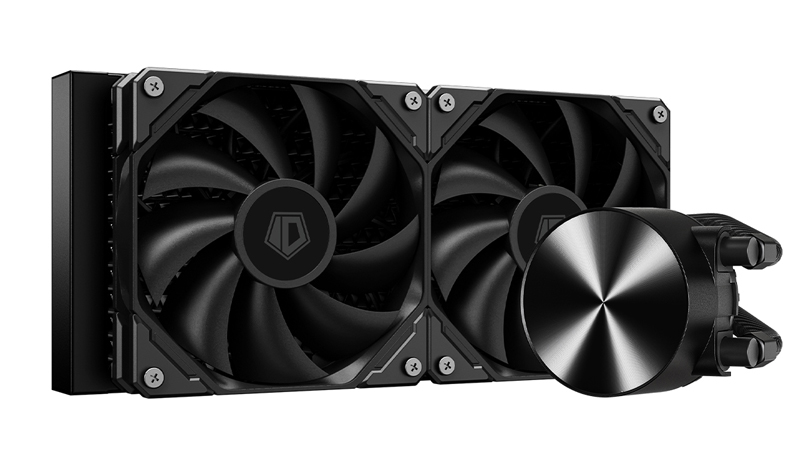 Non RGB 240mm 水冷CPUクーラー スタイリッシュBLACK water block