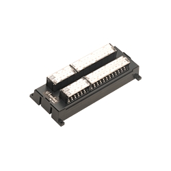 垂直68ピン0.8mmピッチ圧着式ネジ変換端子台