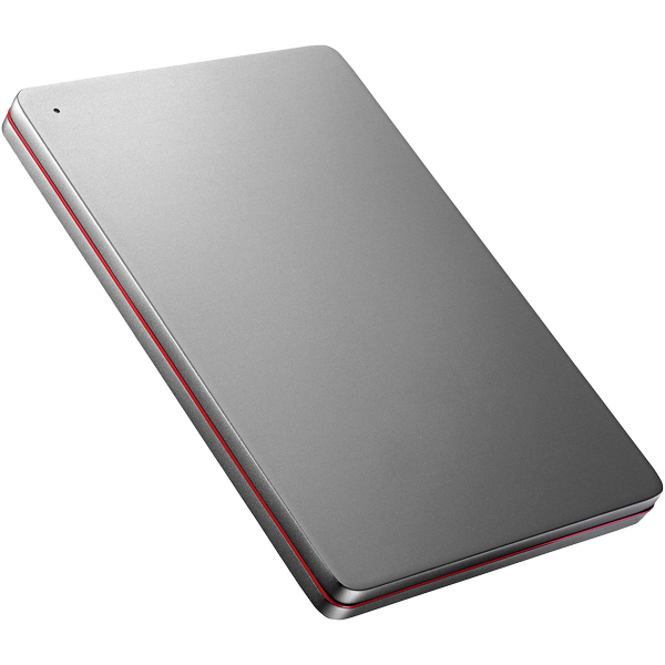 USB3.0/2.0対応ポータブルハードディスク「カクうす」 1TB Black×Red