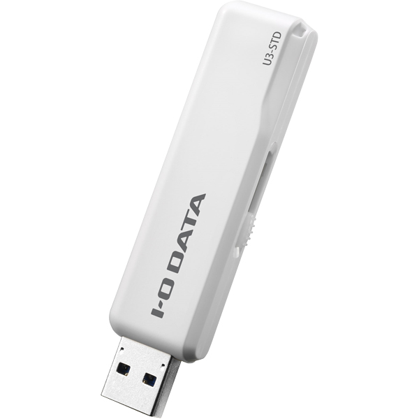 USB3.2 Gen 1（USB3.0）/USB2.0対応 スタンダードUSBメモリー ホワイト 128GB