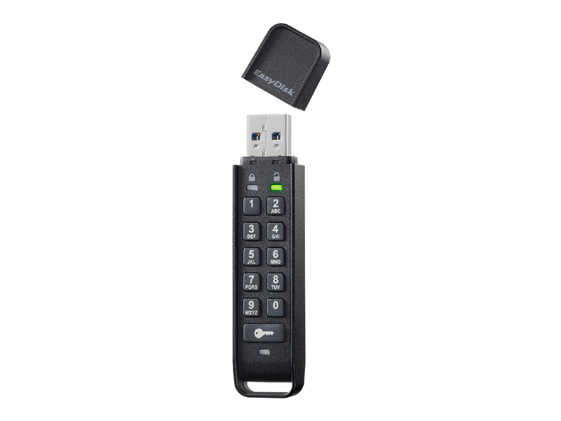 パスワードボタン付き セキュリティUSBメモリー 16GB