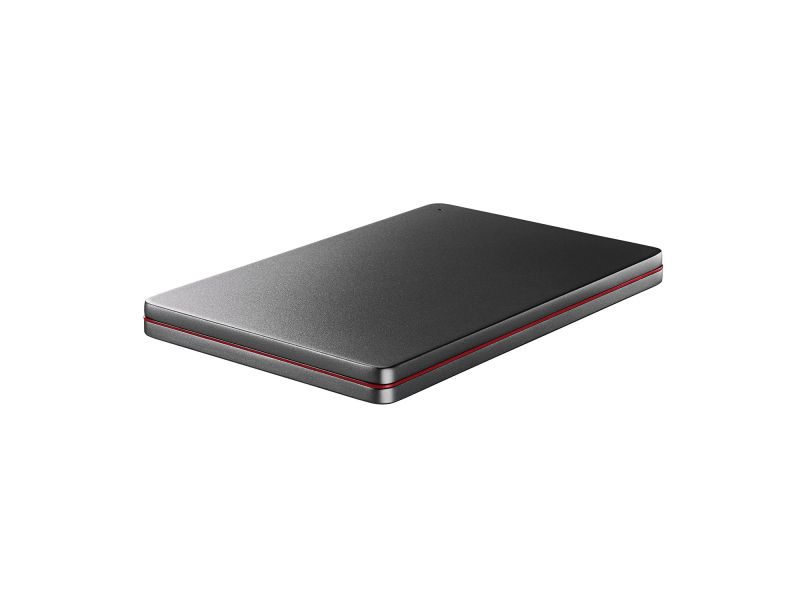 USB3.2 Gen1（USB3.0）対応ポータブルハードディスク「カクうす」 1TB Black×Red