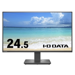 ワイド液晶ディスプレイ 24.5型/1920×1080/HDMI、USB Type-C/ブラック/スピーカー：なし/24.5型100Hzで残像感低減で視認性が向上