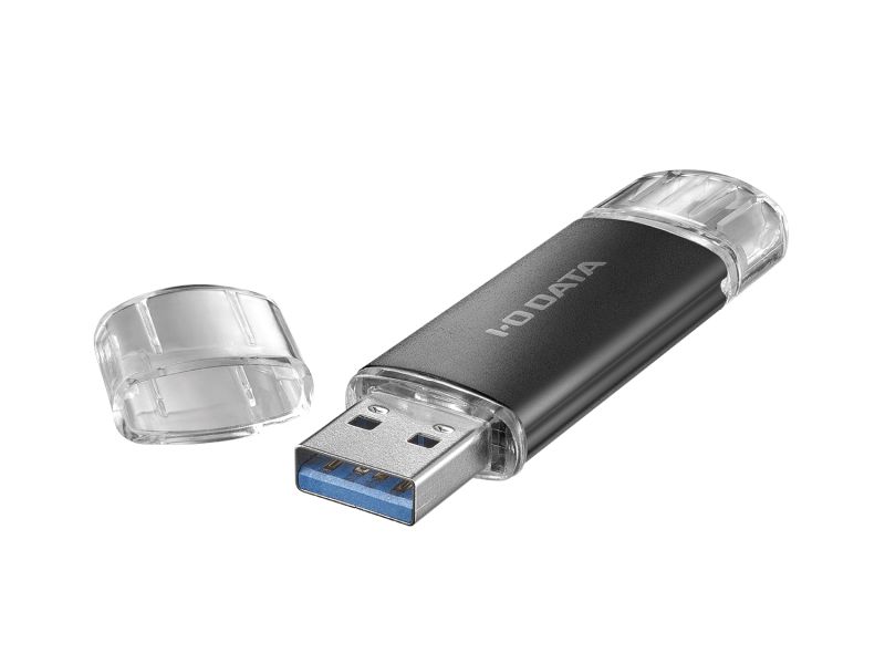 USB 5Gbps対応 USB-A＆USB-C搭載USBメモリー 256GB ブラック