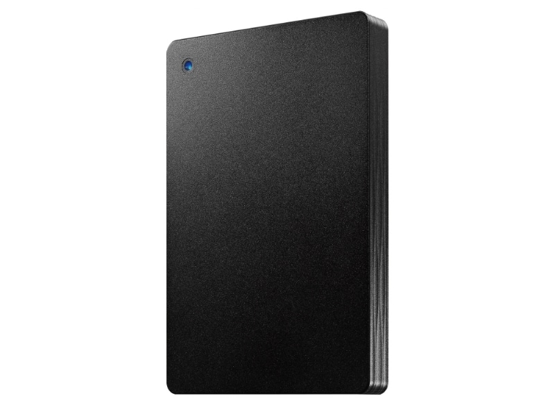 USB 5Gbps（USB3.2 Gen1）＆USB-A接続ポータブルHDD「カクうす Lite」 ブラック 2TB