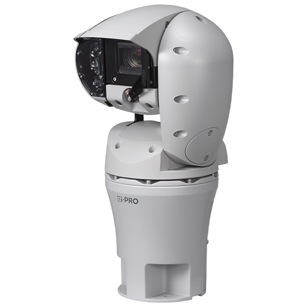 8MP IR LED搭載 30倍 屋外 エアロPTZ AIカメラ 耐重塩害モデル（グレー）