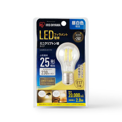ミニクリプトン球 E1725W相当 昼白色