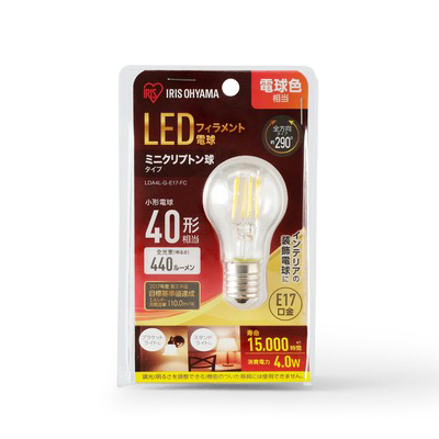 ミニクリプトン球 E1740W相当 電球色