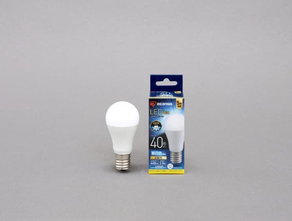 LED電球 E17 広配光 40形相当 昼白色