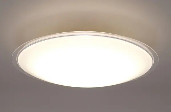 LEDシーリングライト 6畳調光 クリアフレーム