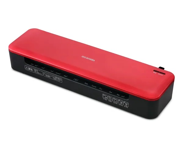 高速起動ラミネーターA3 2本ローラー レッド