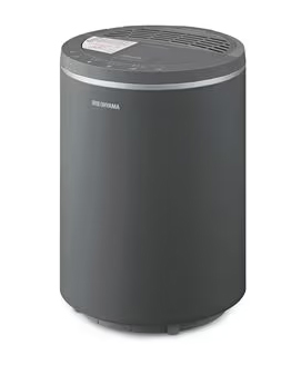 スチーム式加湿器 400ml グレー